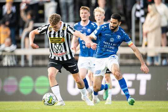 Landskronas Lukas Sunesson och Trelleborgs Mouhammed-Ali