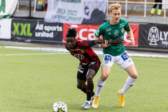 Östersunds Yannick Armel Assiedou Adjoumani och Brages