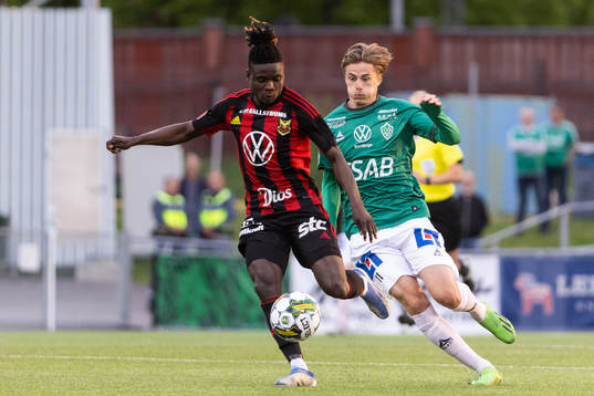 Östersunds Yannick Armel Assiedou Adjoumani och Brages