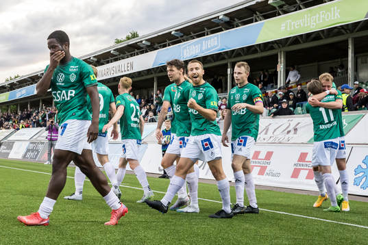 Brages spelarna jublar