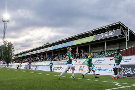 Brages spelarna jublar