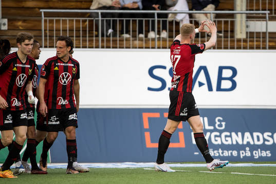 Östersunds Malcolm Stolt jubel
