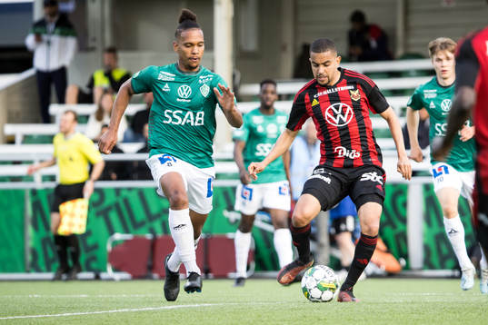 Brages Seth Hellberg och Östersunds Erick Brendon Pinheiro