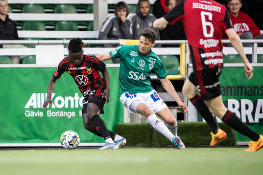 Östersunds Yannick Armel Assiedou Adjoumani och Brages