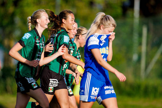 Varbergs Matilda Mårtensson jublar