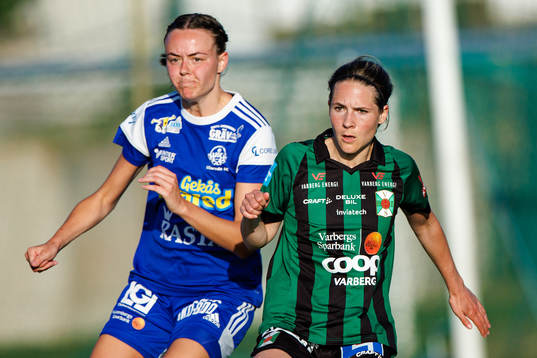 Ullareds Sandra Valdemarsson och Varbergs Frida Johansson