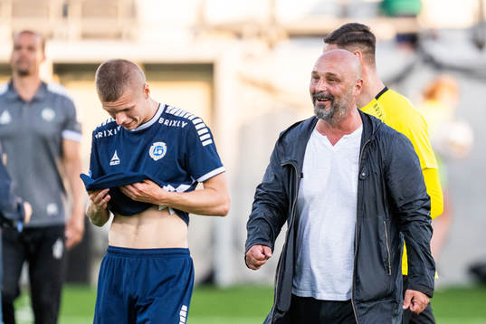 Utsiktens Lucas Hedlund och manager Bosko Orovic