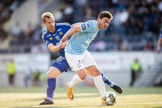 GIF Sundsvalls Erik Andersson och Gefles Iu Ranera Grau