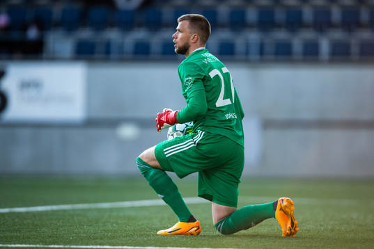 Gefles målvakt Tobias Johansson