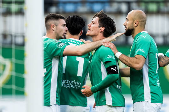 Jönköpings Södras Robin Book jublar