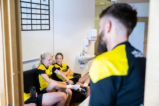 Anna Sandberg, Anna Anvegård och Simon Sandberg i