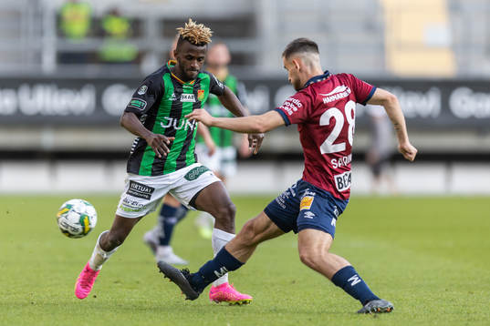 GAISs Richard Emeka Friday och Örgrytes Erion Sadiku