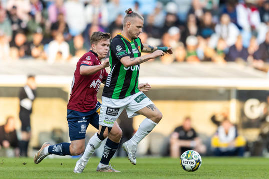Örgrytes Isak Dahlqvist och GAIS Jonas Lindberg