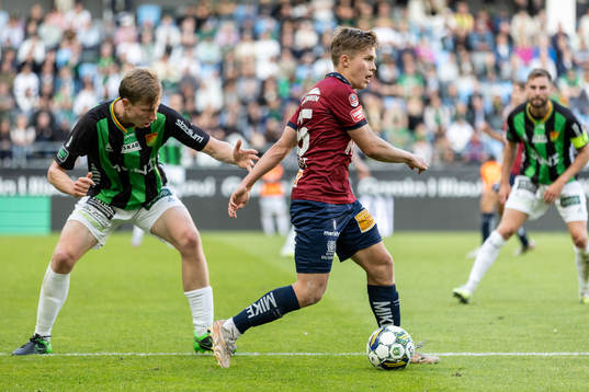 GAIS Filip Beckman och Örgrytes Isak Dahlqvist