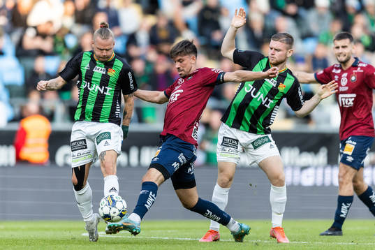 GAIS Jonas Lindberg och Örgrytes Daniel Paulson
