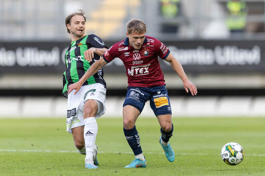 GAIS Gustav Lundgren och Örgrytes Hampus Dahlqvist