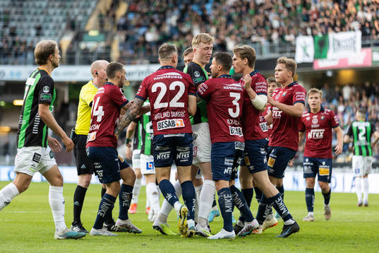 GAIS och Örgrytes spelare i bråk