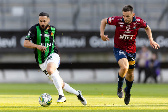 GAIS Mervan Celik och Örgrytes Erion Sadiku