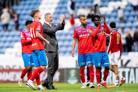 Helsingborgs Lukas Kjellnäs, tränare Stuart Baxter, Sumar