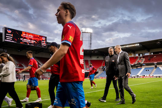 Helsingborgs tränare Stuart Baxter och assisterande