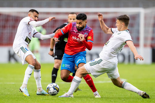 Helsingborgs Amin Al-Hamawi mot Skövde AIKs Elmar Abraham