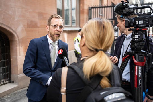 Idrottsminister Jakob Forssmed (KD)