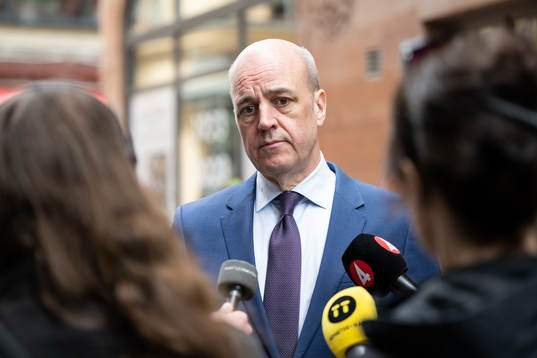 Svenska Fotbollförbundets ordförande Fredrik Reinfeldt