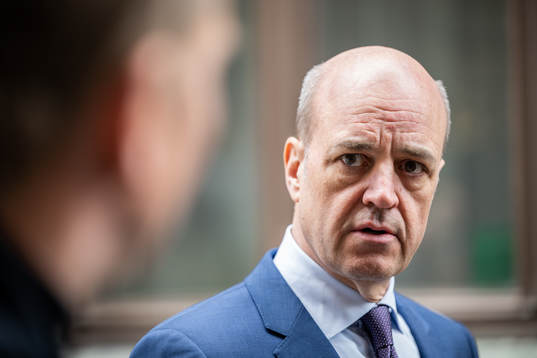 Svenska Fotbollförbundets ordförande Fredrik Reinfeldt