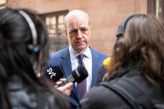 Svenska Fotbollförbundets ordförande Fredrik Reinfeldt