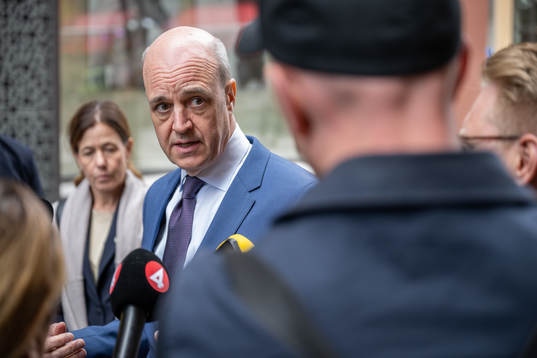 Svenska Fotbollförbundets ordförande Fredrik Reinfeldt