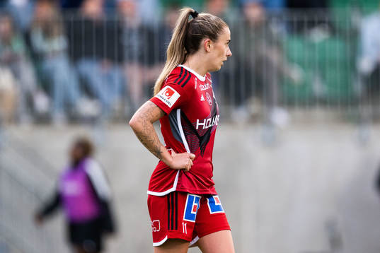 IFK Norrköpings Lisa Johansson deppar