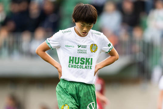 Hammarbys Maika Hamano deppar
