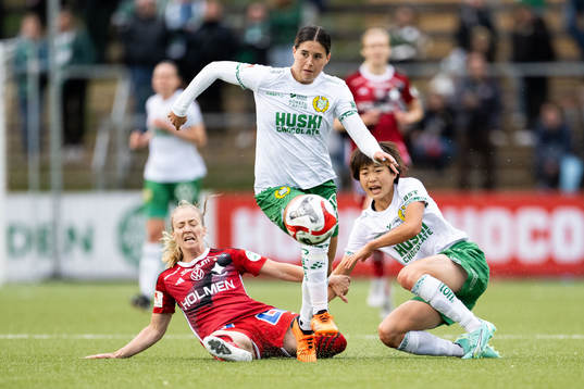 IFK Norrköpings Sabina Ravnell mot Hammarbys Kyra