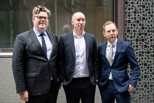 Justitieminister Gunnar Strömmer (M), Simon Åström,