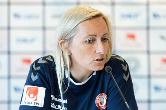 Kristianstads tränare Elisabet Gunnarsdottir på