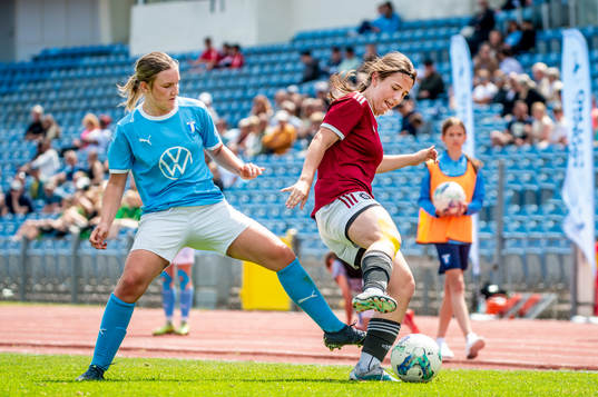 Malmö FFs Milla Wahlqvist mot Spartas Kristyna Buriankova