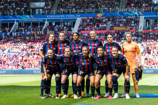 Starting eleven of Barcelona