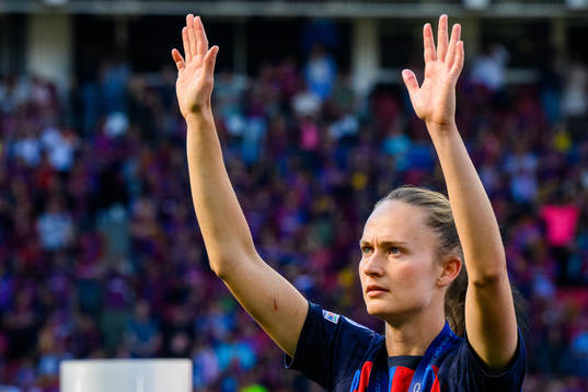 Caroline Graham Hansen of Barcelona