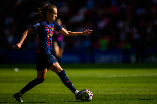 Caroline Graham Hansen of Barcelona