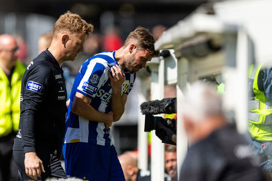 IFK Göteborgs Emil Salomonsson har ont