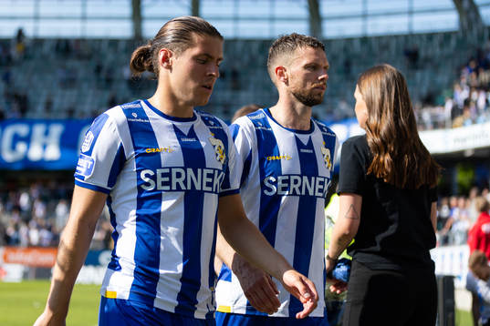 IFK Göteborgs Eman Markovic och Marcus Berg deppar