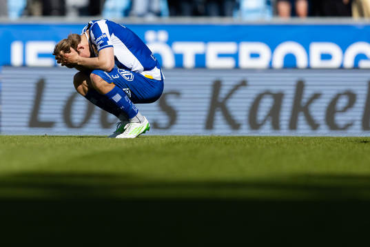 IFK Göteborgs Johan Bångsbo deppar