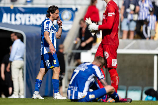 IFK Göteborgs Gustav Svensson deppar