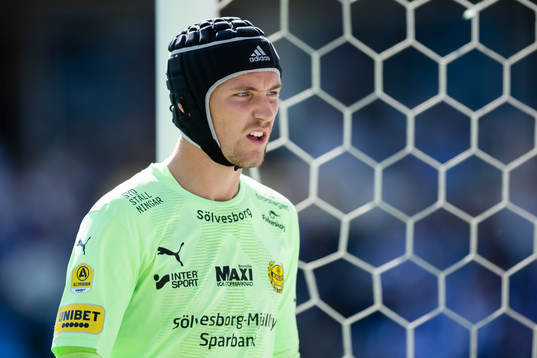 Mjällbys målvakt Noel Törnqvist