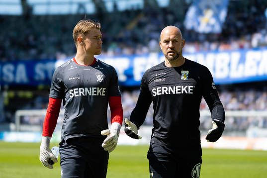 IFK Göteborgs  målvaktstränare Lee Baxter innan