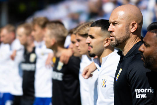IFK Göteborgs målvaktstränare Lee Baxter innan