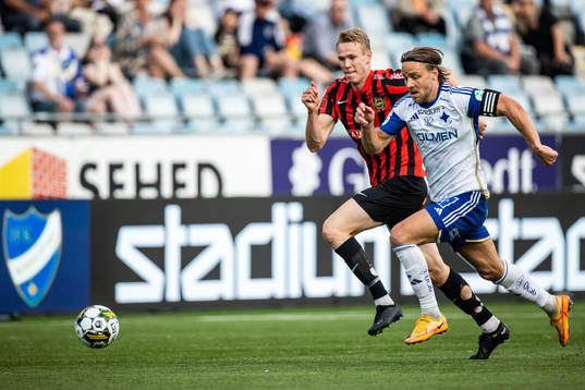 Brommapojkarnas Torbjörn Lysaker Heggem och IFK