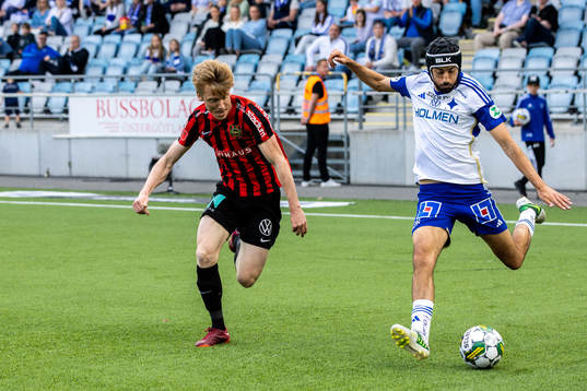 Brommapojkarnas Gustav Sandberg Magnusson och IFK