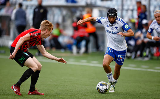 Brommapojkarnas Gustav Sandberg Magnusson och IFK