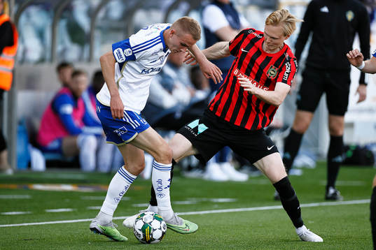 IFK Norrköpings Victor Stange Lind och  och